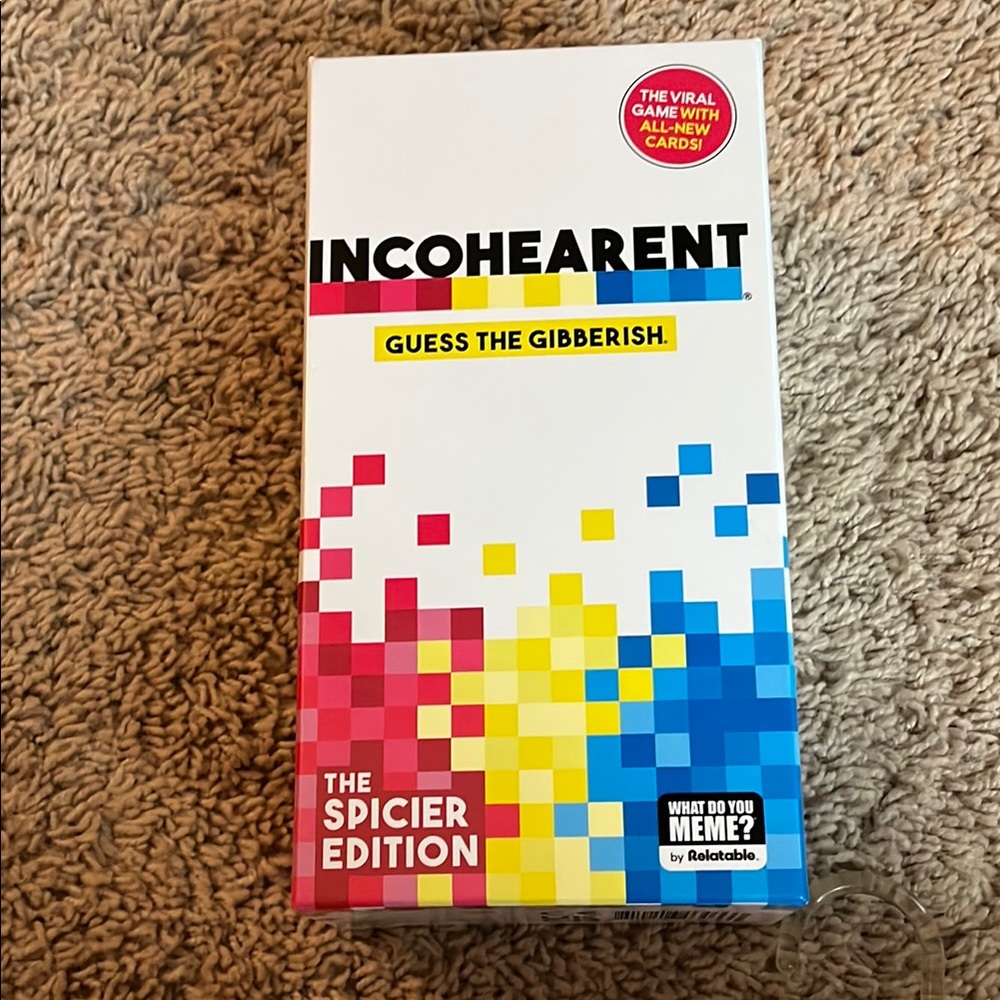 NWT Incohearent The Spicier Edition Game